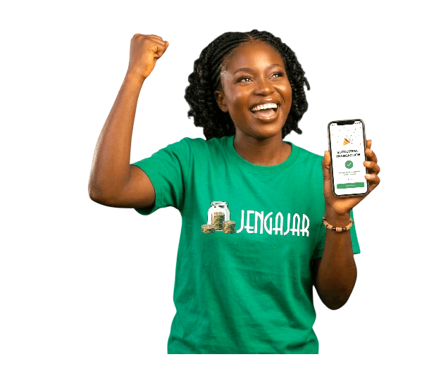 Person celebrating successful cashout